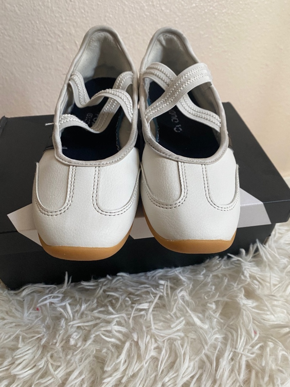 adidas Kids White and Gum Mary Jane Sneakers